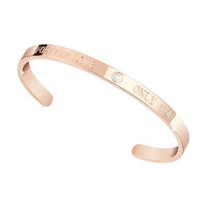 18k Gold Plated Diamond Accent Cuff Bracelet